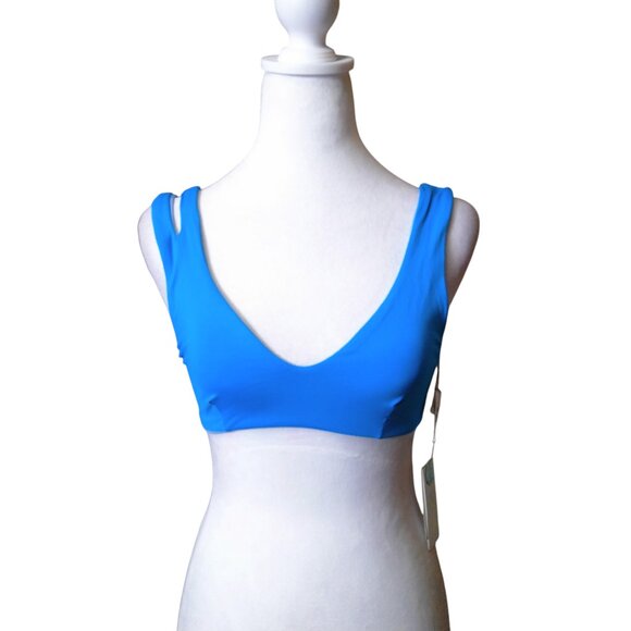l*space Other - L*Space Women's Medium One Wave Aura & Electric Blue Reversible Bikini Top NEW